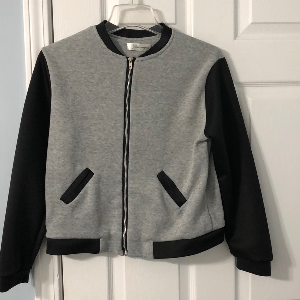 Girls jacket Black and gray size XL